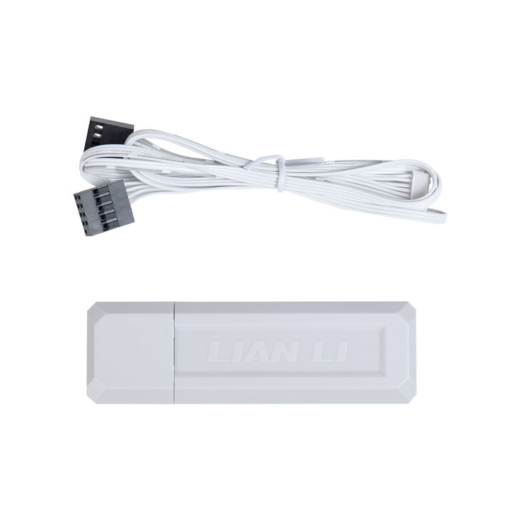 Lian Li UNI FAN SL Wireless LCD Fan, ARGB, PWM, 3-Pack incl. Controller - Reverse Blade, 120 mm, white image number 8