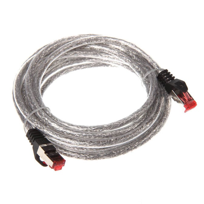 InLine Patchkabel Cat.6, S/FTP (PiMf), 250MHz, transparent - 3m image number 1