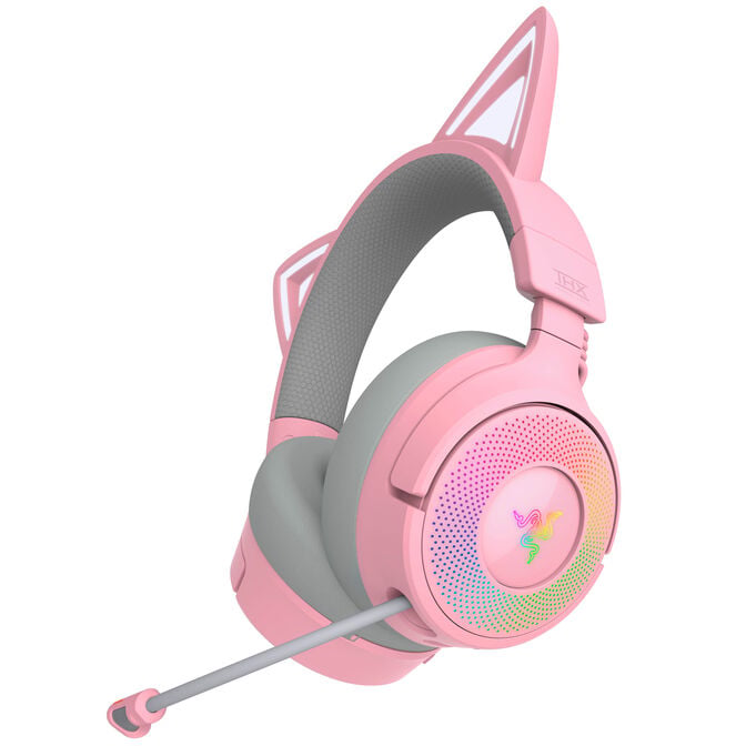 Razer Kraken Kitty V3 Pro wireless gaming headset, Chroma RGB - quartz image number 1