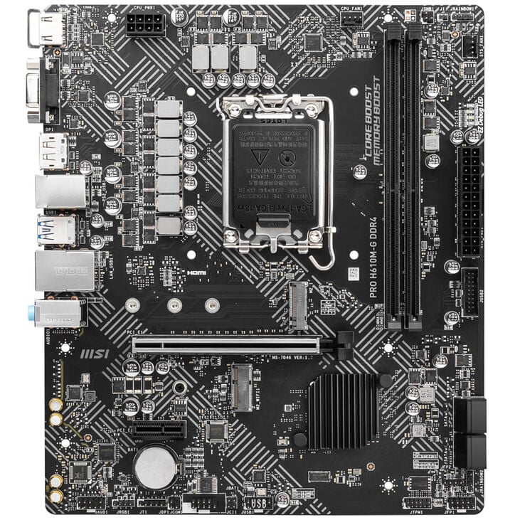 MSI PRO H610M-G, Socket LGA 1700, Intel H610M, Micro-ATX - DDR4 image number 2