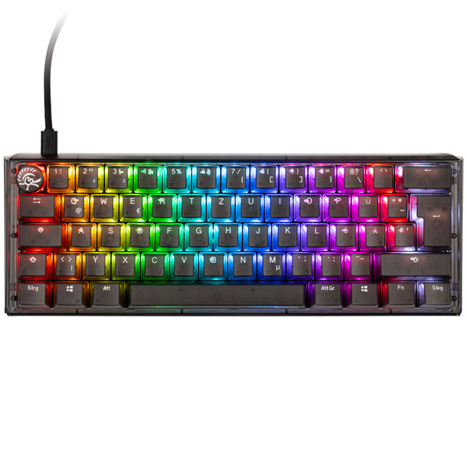 Ducky One 3 Aura Black Mini Gaming Tastatur, RGB LED - MX-Speed-Silver image number 1