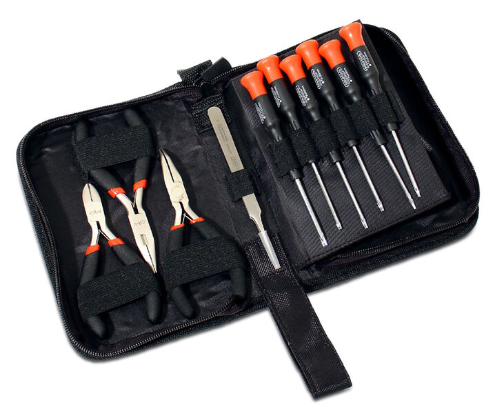 InLine Precision Pliers and Screwdriver Set - 19 pieces image number 0