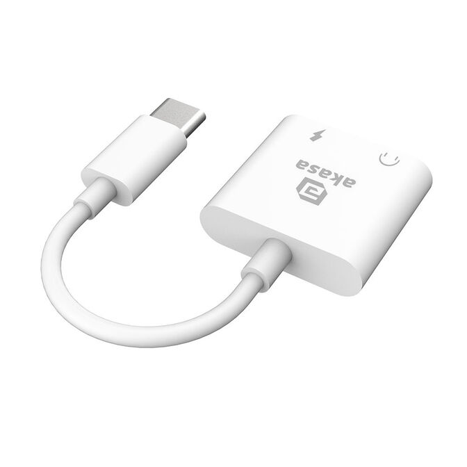 Akasa USB Typ-C zu 3,5-mm-Kopfh&ouml;rerbuchse, Ladeadapter-Kabel - Power Delivery, image number 2