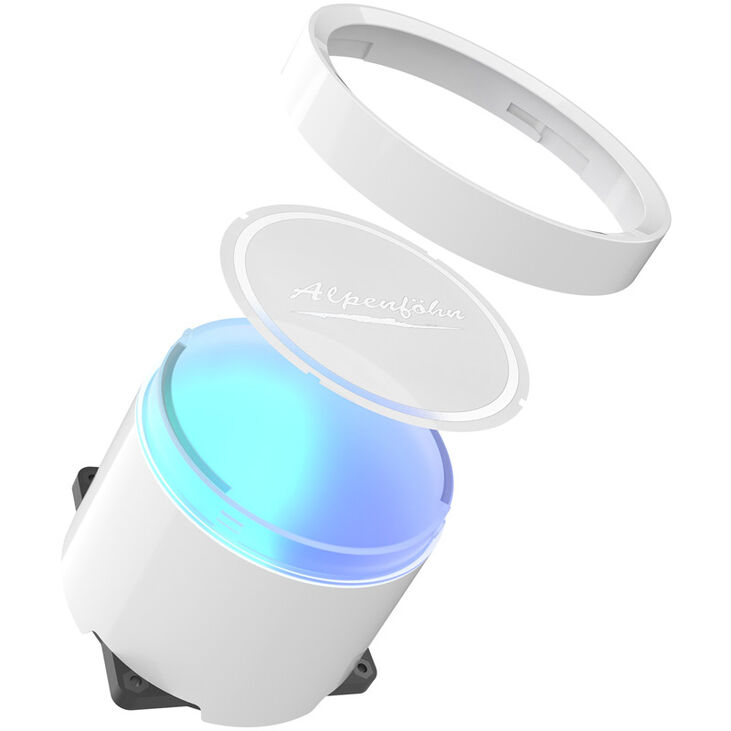 Alpenföhn Glacier Water 360 ARGB AIO Cooler - 360 mm, white image number 6