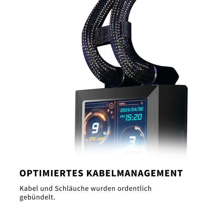 Lian Li HydroShift LCD 360 Silent AiO Wasserkühlung - schwarz image number 2