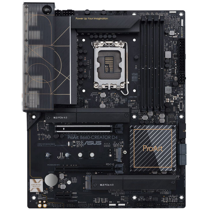 ASUS ProART B660-Creator D4, Intel B660 Mainboard - Sockel 1700, DDR4 image number 2