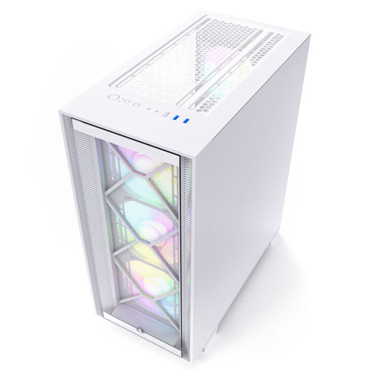 Montech AIR 1000 Premium, Mid Tower, Tempered Glass - White image number 1