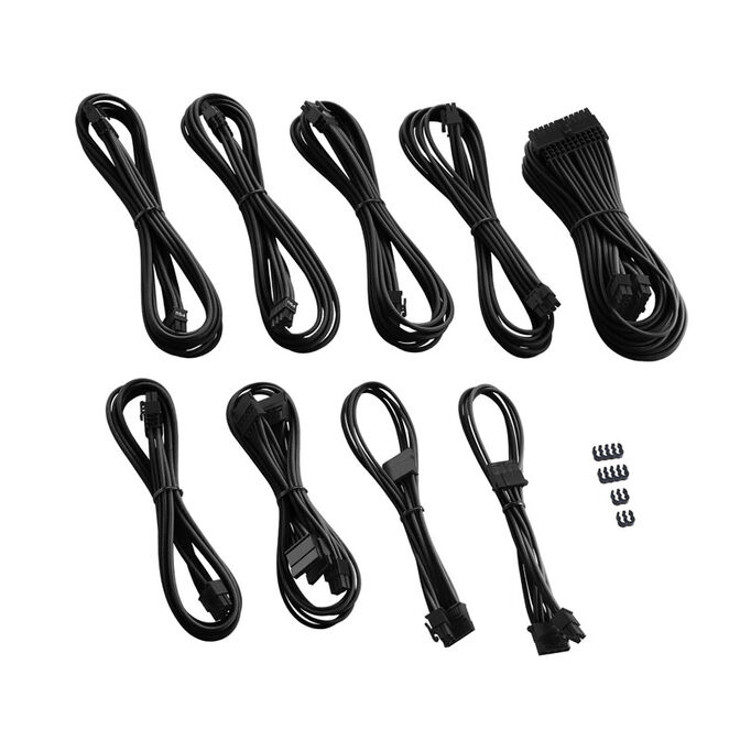 CableMod C-Series PRO ModMesh Cable Kit f&uuml;r RMi/RMx/RM (Black Label) - schwarz image number 1