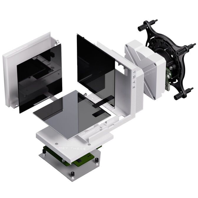 TRYX STAGE ARGB 360 AiO-Wasserk&uuml;hlung, Dual-IPS-Display - 360mm, wei&szlig; image number 8