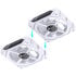 Jonsbo ZL-120W Fan, PWM, ARGB - 120mm, white, 3-pack image number null