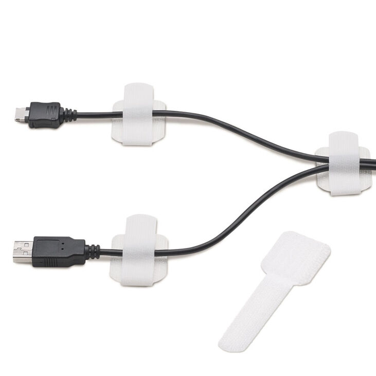 LABEL THE CABLE PRO Wall Klettkabelhalter 50er Set - weiß image number 4