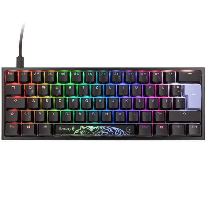 Ducky One 2 Pro Mini Gaming Keyboard, RGB LED - Kailh Brown image number 1