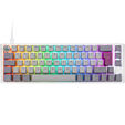 Ducky One 3 Mist Grey SF Gaming Keyboard, RGB LED - MX-Speed-Silver image number null