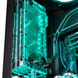 Gaming PC Crystal Phantom, Intel Core Ultra 9 285K, NVIDIA GeForce RTX 5090 - Custom Water Cooling image number null