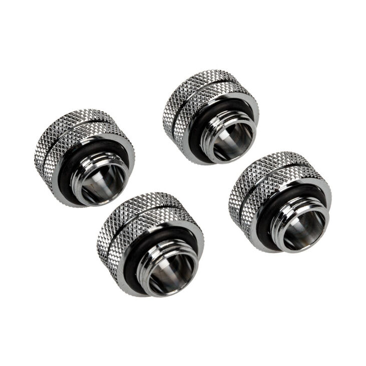 Corsair Hydro X Series XF Hardline Anschluss gerade G1/4 Zoll auf 12mm AD Hardtube - 4er Pack, chrom image number 1