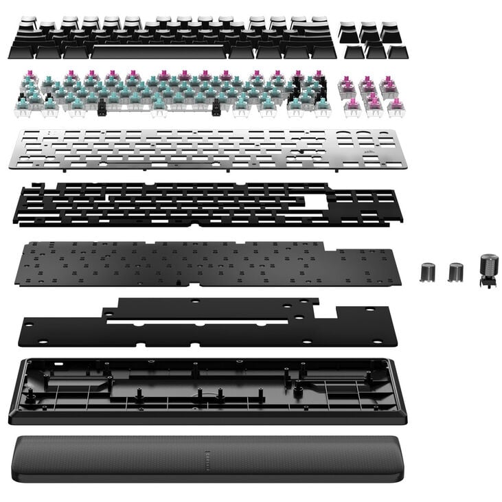Corsair K70 Pro TKL Gaming Tastatur, TKL-Tastatur (80%), Corsair MGX – schwarz, ISO (DE) image number 8