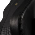 noblechairs HERO Real Leather Gaming Chair - Black/Black image number null