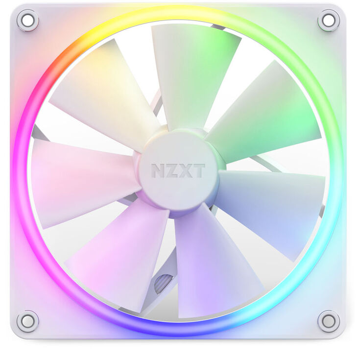 NZXT F140 PWM-Lüfter, weiß image number 1
