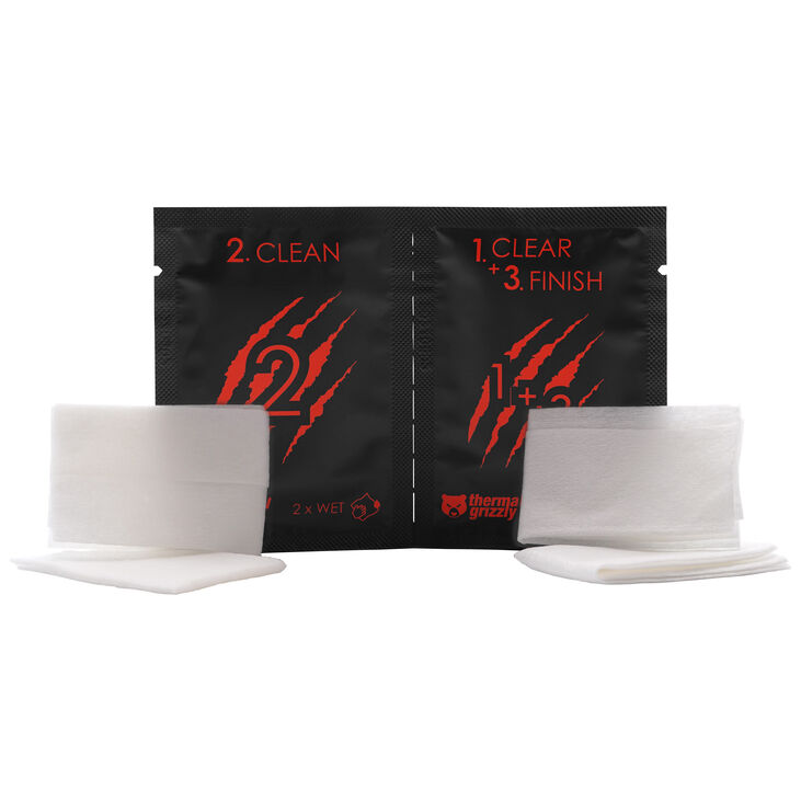 Thermal Grizzly cleaning wipes for CPUs - 10 pcs. image number 1