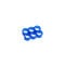 E22 6-Slot Stealth Cable Comb - blue
