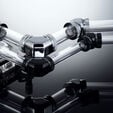 PHANTEKS Glacier Rotary Hard-Tube Fitting 16mm 45 Grad G1/4 - schwarz, drehbar image number null
