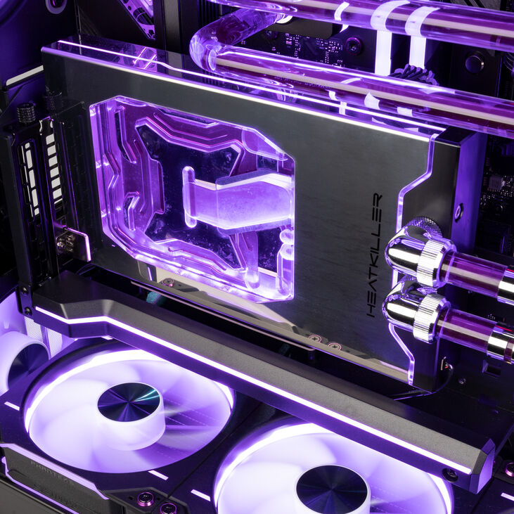 Gaming PC Shadow Oasis Elite, AMD Ryzen 7 9800X3D, NVIDIA GeForce RTX 4090 - Custom Water Cooling image number 6