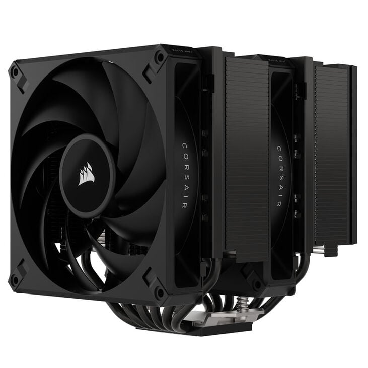 Corsair A115 CPU cooler, Dual Tower - 140mm, black image number 0