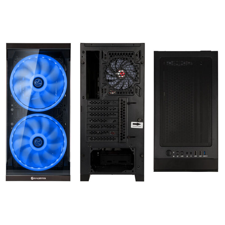 Raijintek Silenos Pro A-RGB Mid Tower - Black image number 3