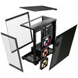 Corsair 3500X LX-R PC Case, Mid Tower, E-ATX, RGB, Tempered Glass - black image number null