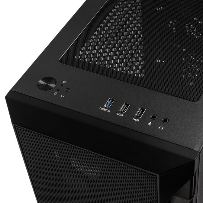 SilverStone Fara H1M, Tempered Glass - black image number 4