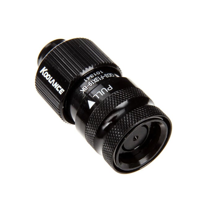 Koolance QD3 Schnellverschluss gerade weiblich auf 19/13mm - no-spill, schwarz image number 0