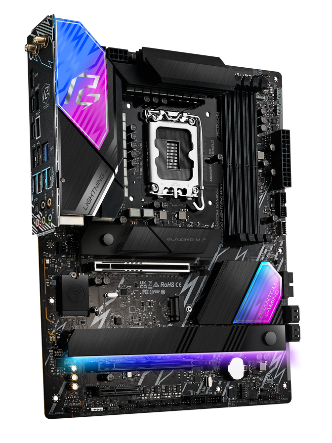 ASRock Z890 Lightning WiFi motherboard, socket LGA 1851, Intel Z890, ATX, DDR5 image number 1