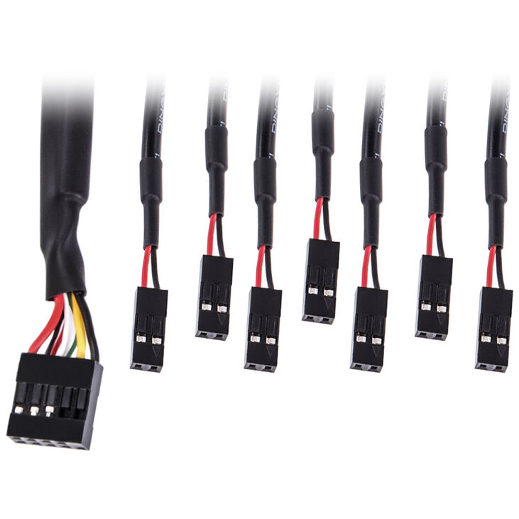 Alphacool Front I/O-Panel mit USB 2.0 und Kabelsatz für Servergehäuse image number 5
