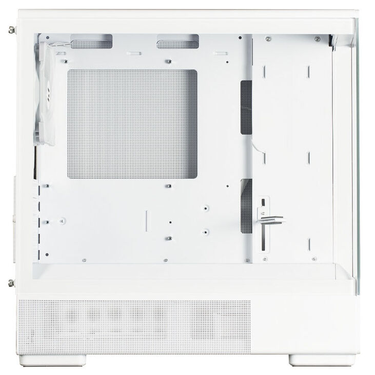 Zalman P10 PC-Gehäuse, Mini-Tower, mATX, RGB, Tempered Glass - weiß image number 2