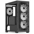 Aerocool D501A PC-Geh&auml;use, Midi-Tower, ATX, Tempered Glass - schwarz image number null