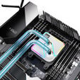 Alphacool Core 1 Aurora CPU-K&uuml;hler, ARGB - Silber image number null