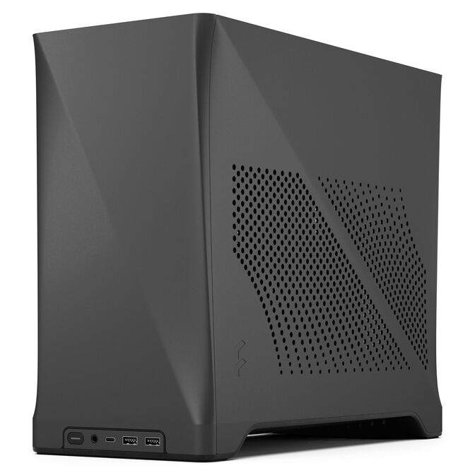 Fractal Design Era 2 Mini-ITX Case, Walnut Wood Panel &ndash; Grey image number 5