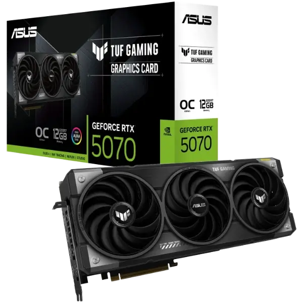 ASUS TUF GeForce RTX 5070 OC Edition, 12288 MB GDDR7