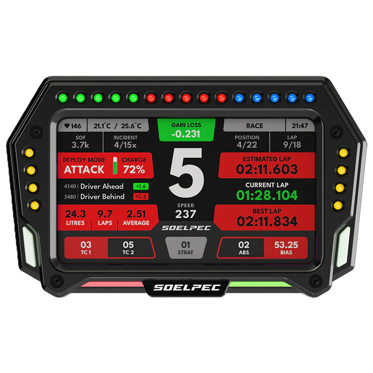 SOELPEC XR-5 Racing Display