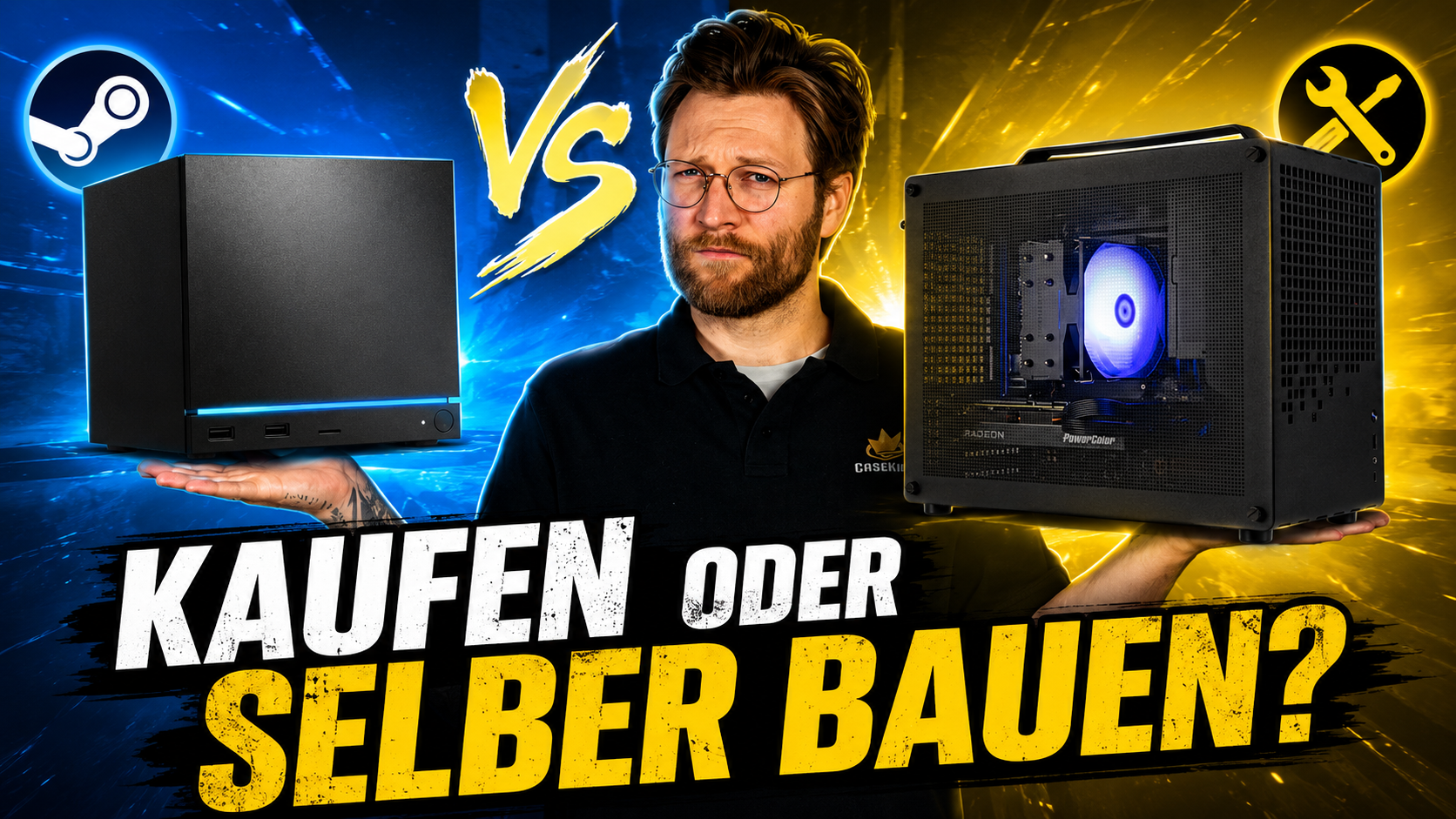 Video thumbnail: Steam Machine versus a self-built Caseking gaming PC