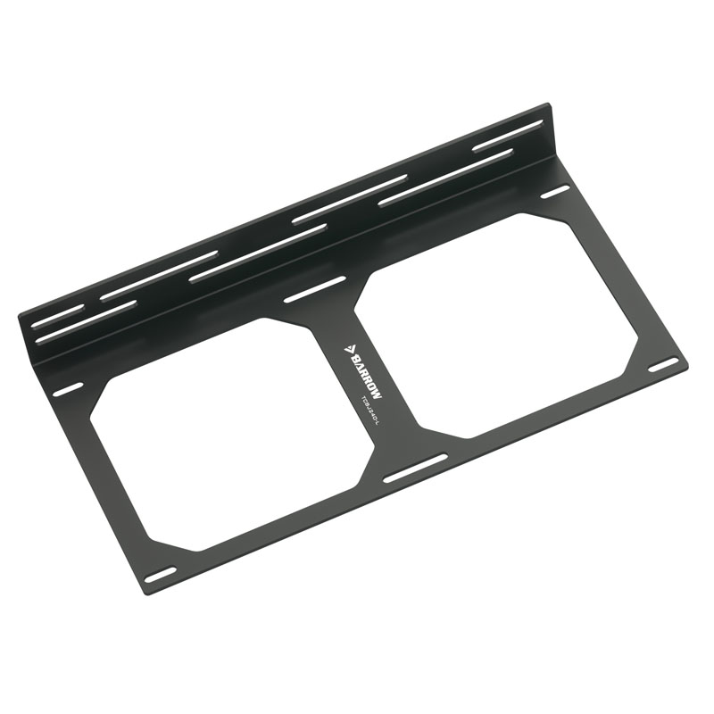 Barrow 240 mm radiator bracket - black