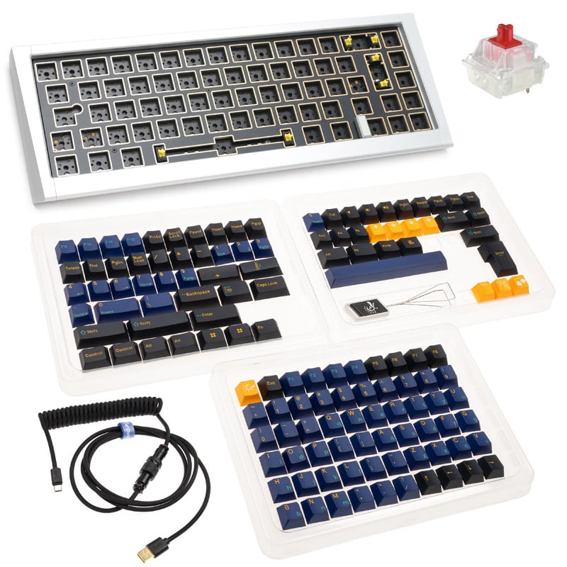 The image shows the mechanical keyboard Ducky Outlaw 65.