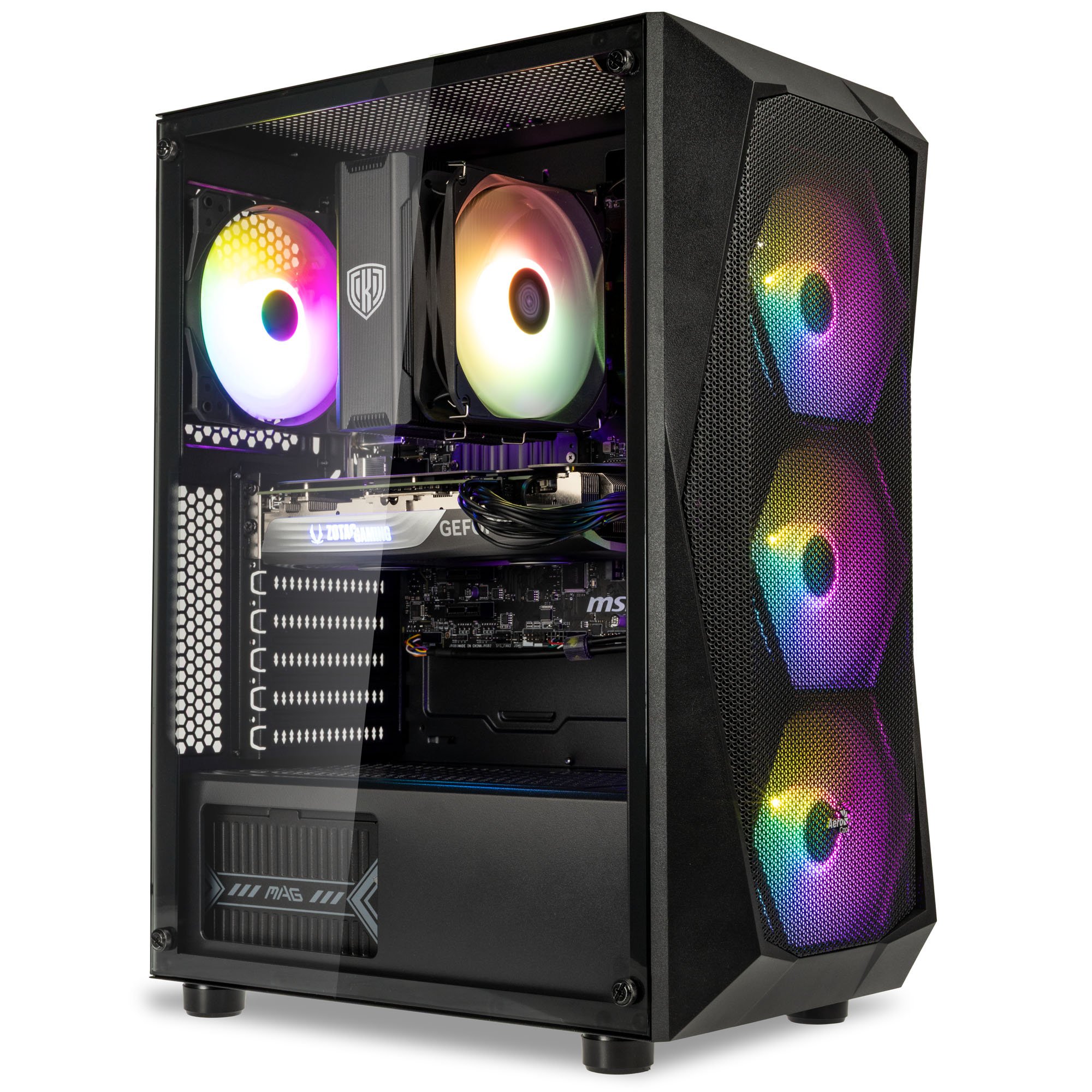 Gaming-PC Cool Breeze, AMD Ryzen 7 5700X, RTX 4060 Ti 16GB Gaming-PC Cool Breeze, AMD Ryzen 7 5700X, RTX 4060 Ti 16GB