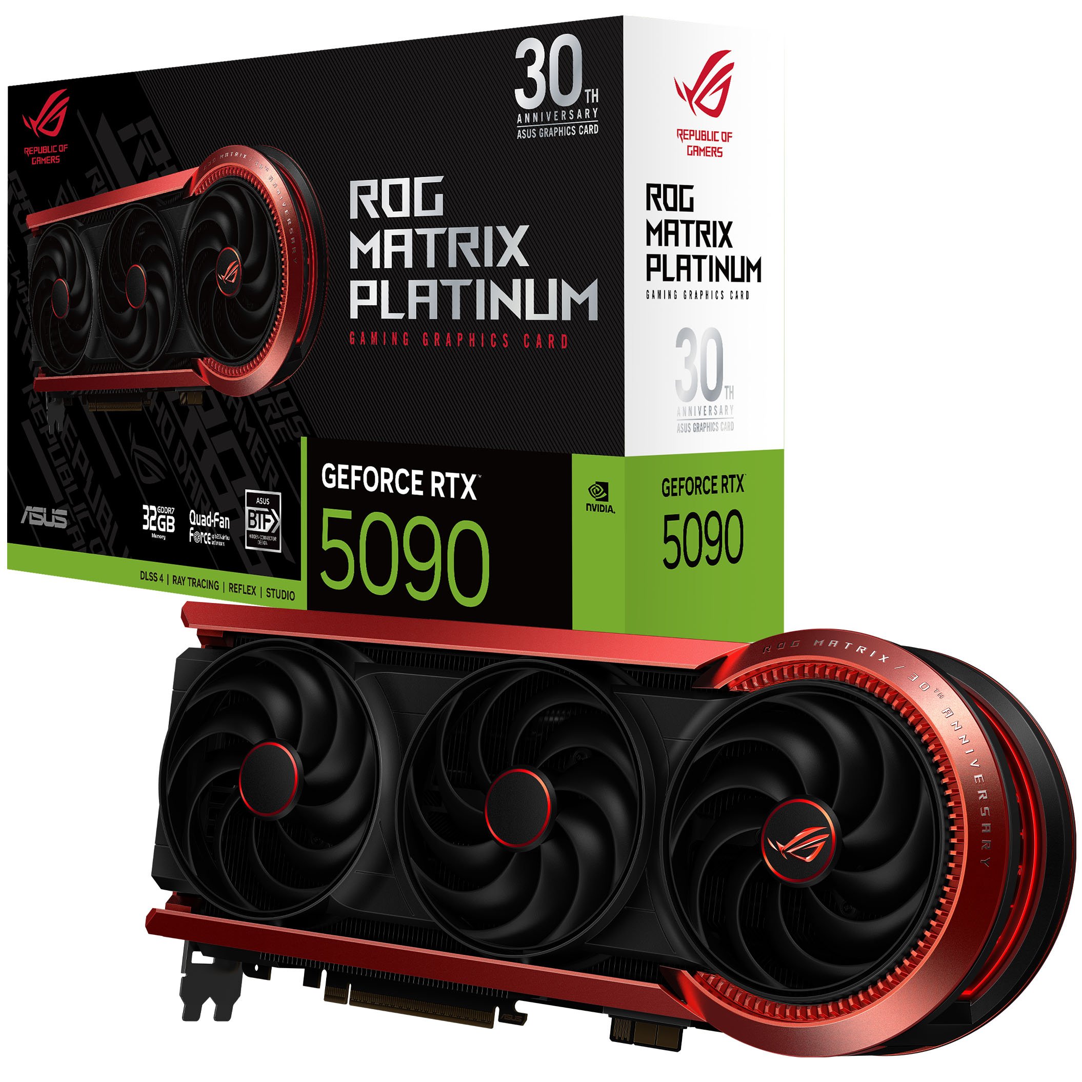 ASUS ROG Matrix Platinum GeForce RTX 5090 30th Anniversary Edition ...