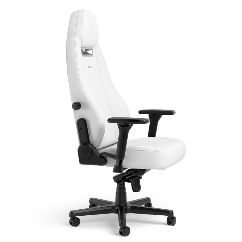 Das Bild zeigt den noblechairs LEGEND Gaming Chair - White Edition.