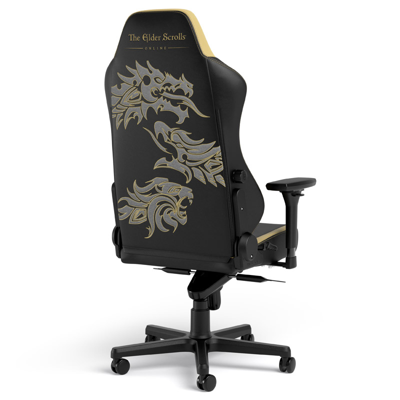 The image shows the noblechairs HERO Gaming Chair - The Elder Scrolls Online Edition.