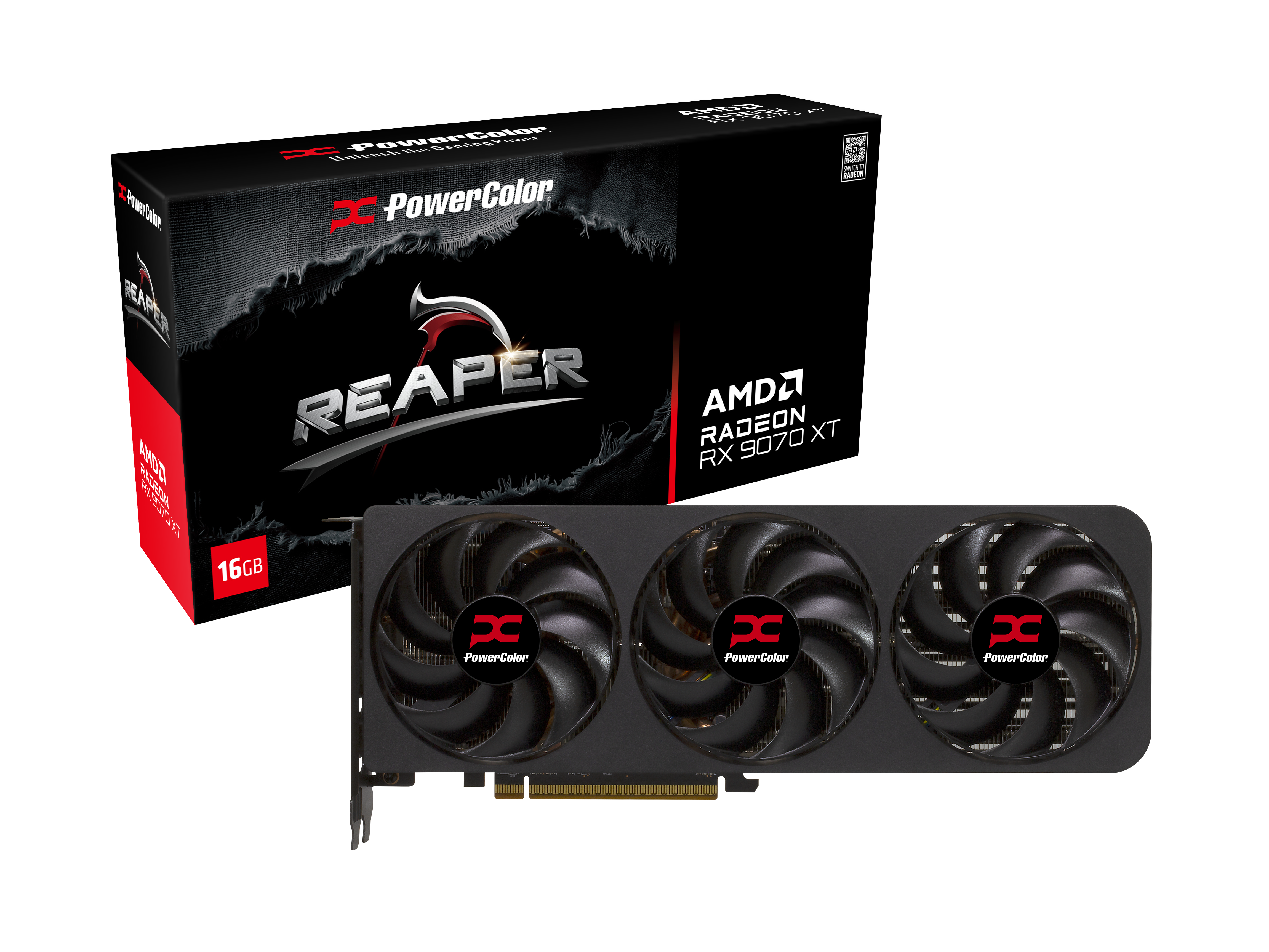 Powercolor Rv6p 32mb PowerColor Reaper Radeon RX 9070 XT Graphics Card, 16384 MB GDDR6
