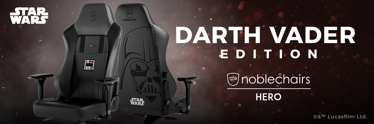noblechairs HERO Gaming Stuhl - Darth Vader Edition