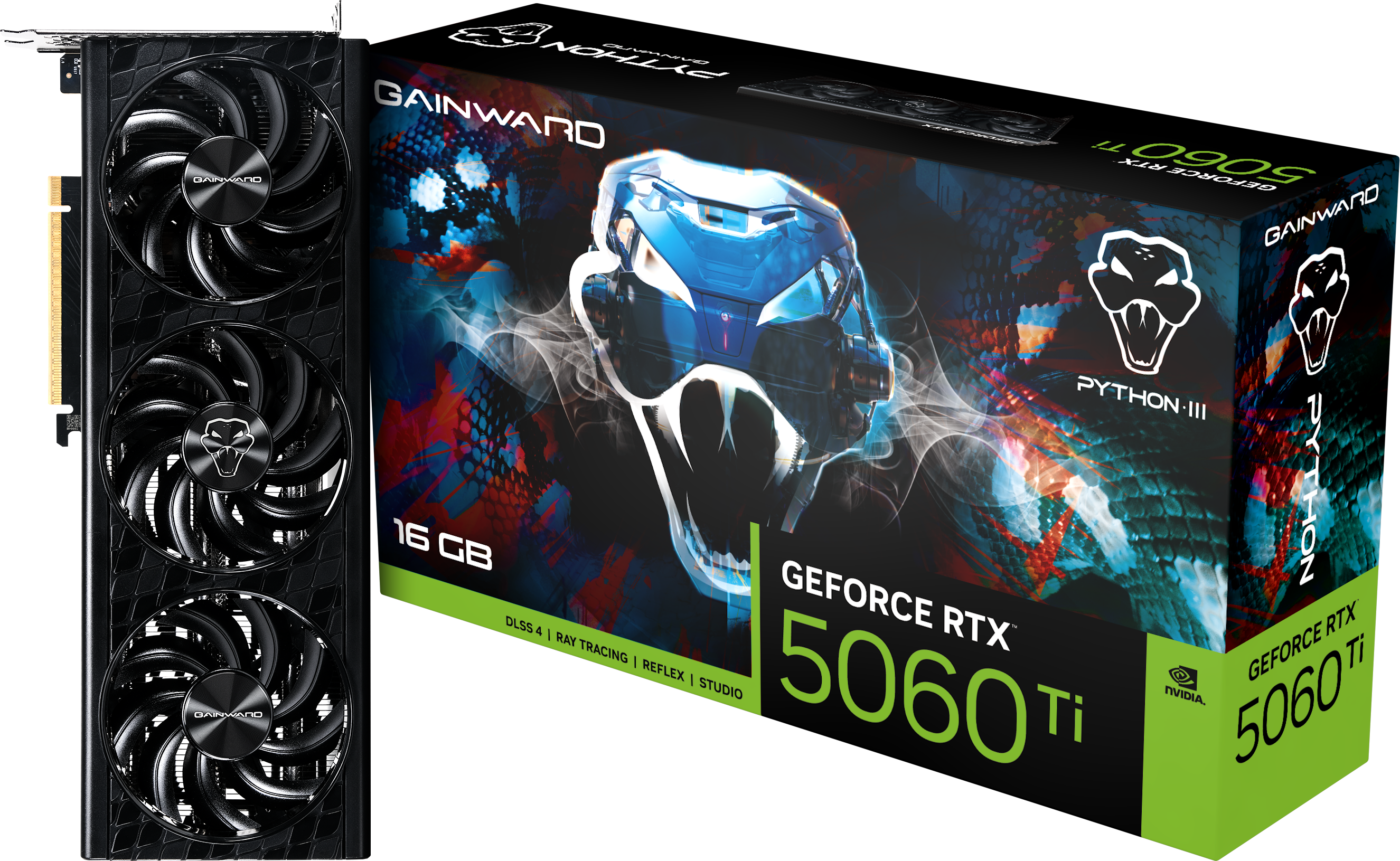 Gainward GeForce RTX 5060 Ti Python III, 16384 MB GDDR7