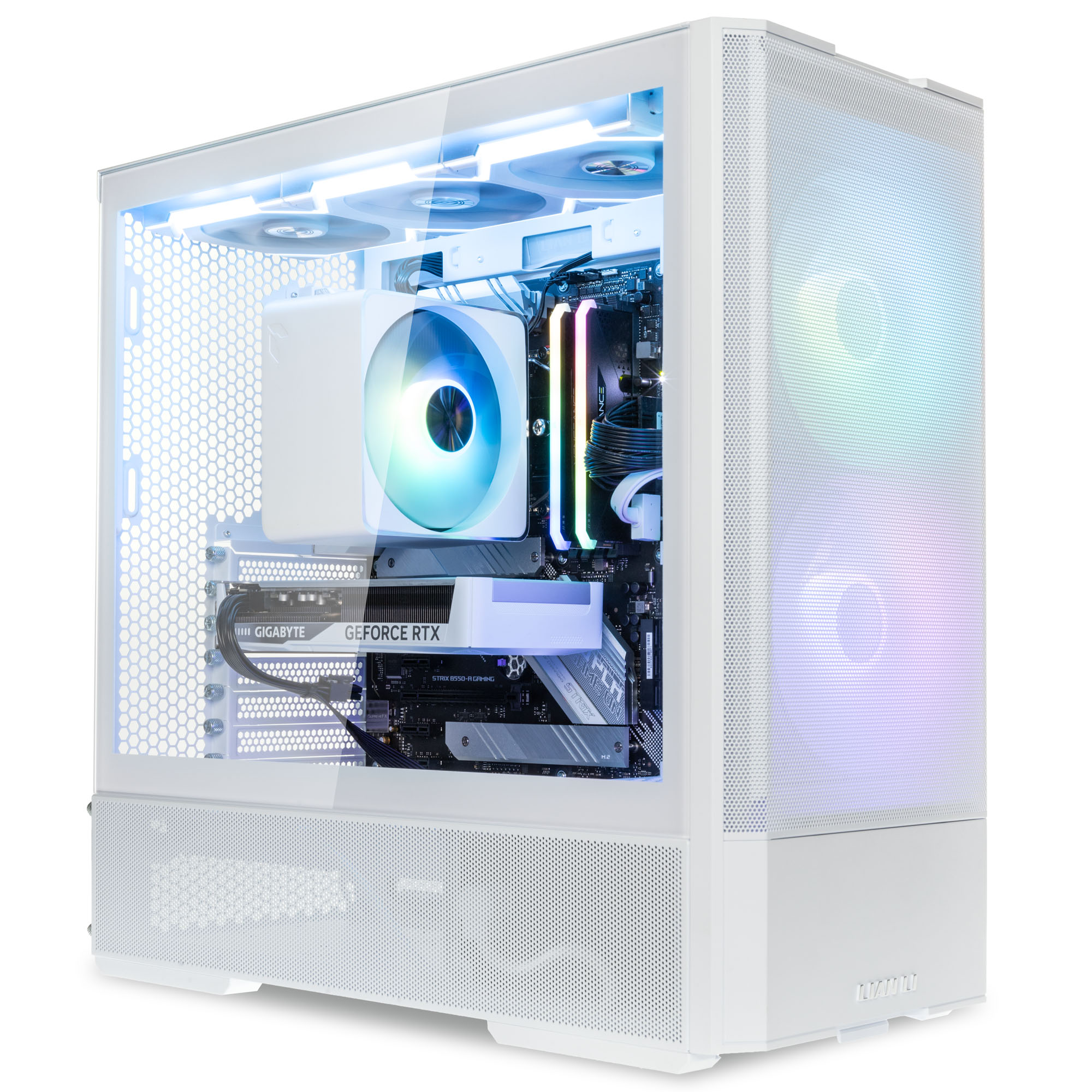 Gaming PC White Beauty GeForce Battle Royal Edition, Ryzen 5600, NVIDIA  GeForce RTX 4060